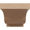 Ekena Millwork 9"W x 18"D x 9"H Wide Newport Rough Cedar Woodgrain TimberThane Corbel, Primed Tan CORUR09X18X09NEWRCPR - alternate 6